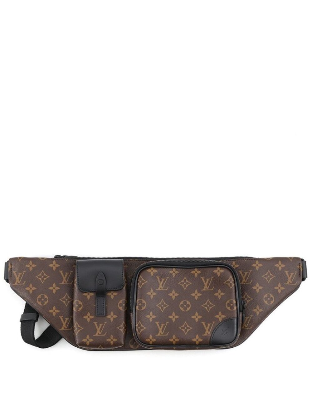 Louis Vuitton Belt Bag Monogram Macassar Christopher Black